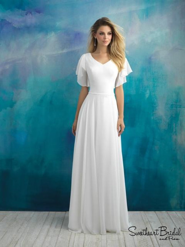 Allure M603: Modest Bridal Gown Sweetheart Bridal Allure M603: Modest Bridal Gown Sweetheart Bridal
