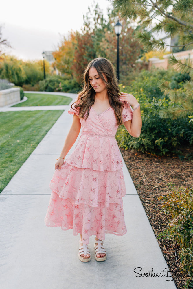 H1398-Pink Formal Wear